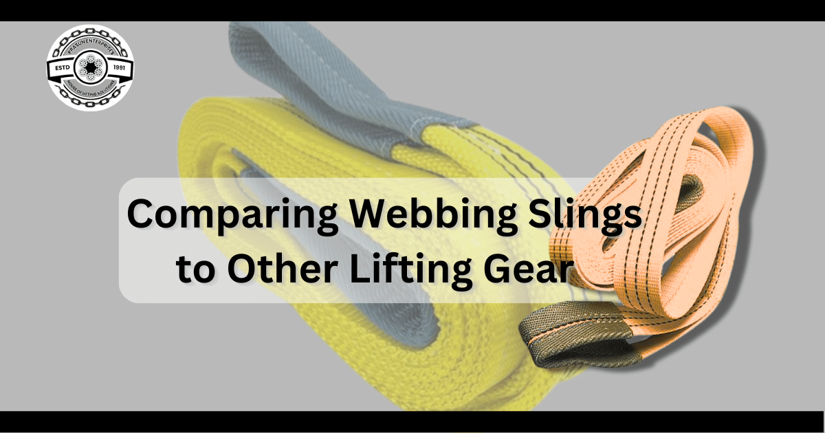 Comparing Webbing Slings to other Slings